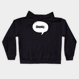 Chonky Text-Based Speech Bubble Kids Hoodie